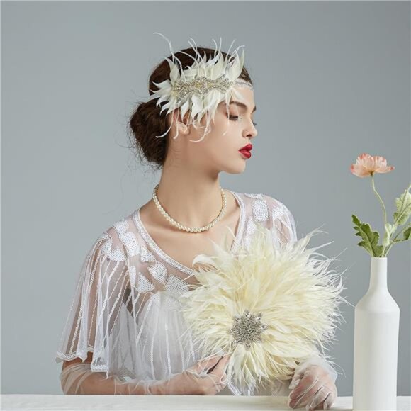 Accessories - Tea Party Fascinators for Girls, Beige